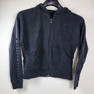 Under‎ Armour Women's Medium Fitted Full Zip Long Sleeve Hoodie Athletic Black